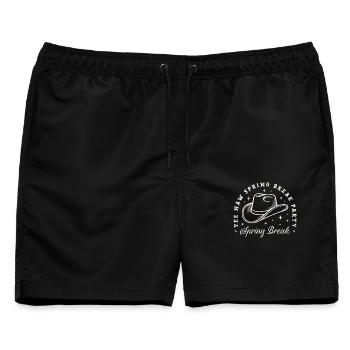 Spring Break Girls Night Party kosmische Cowgirls - Männer Badeshorts - Schwarz - Vorne - AI Model Male 178 light (178cm)