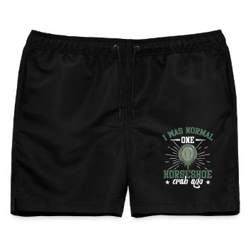 Arthropod-Hufeisenkrabben-Stofftier-Encycloart - Männer Badeshorts - Schwarz - Vorne - AI Model Male 178 light (178cm)