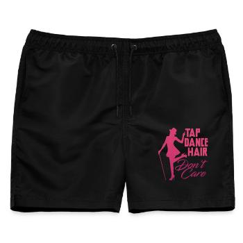 Stepptanz Stepptänzer Stepptänzerin Stepper - Männer Badeshorts - Schwarz - Vorne - AI Model Male 178 light (178cm)