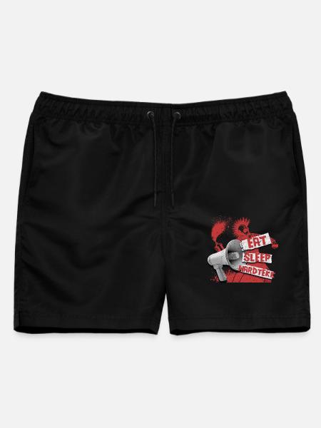 Hardtekk Tekke Ostdeutschland - Männer Badeshorts - Schwarz