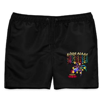 Köln Alaaf Feuerwerk - Männer Badeshorts - Schwarz - Vorne - AI Model Male 178 light (178cm)