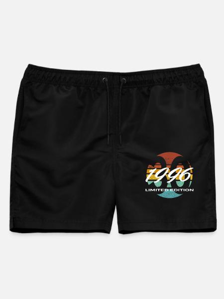 30. Geburtstag 1996 Geschenk für Männer und Frauen - Männer Badeshorts - Schwarz