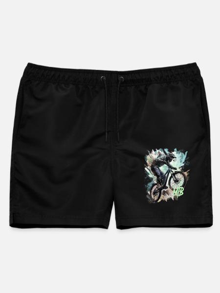 Mtb - Männer Badeshorts - Schwarz