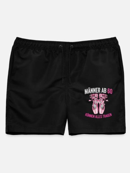 Männer 60 Alles Tragen - Männer Badeshorts - Schwarz