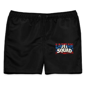 Laos Laotische Wurzel Laotian Squad - Männer Badeshorts - Schwarz - Vorne - AI Model Male 178 light (178cm)