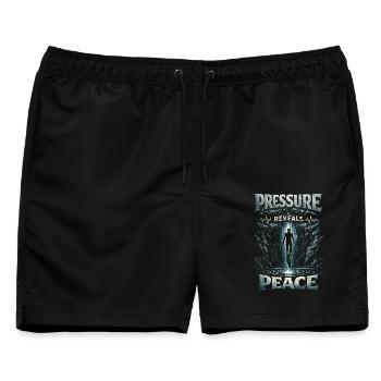 Apnoetauchen Freitauchen - Männer Badeshorts - Schwarz - Vorne - AI Model Male 178 light (178cm)