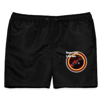 Roulette Fate: Seven Won, ich nicht - Männer Badeshorts - Schwarz - Vorne - AI Model Male 178 light (178cm)