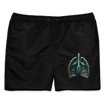Apnoetauchen Freitauchen - Männer Badeshorts - Schwarz - Vorne - AI Model Male 178 light (178cm)