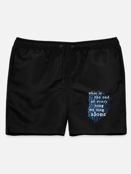 Halo - Männer Badeshorts - Schwarz