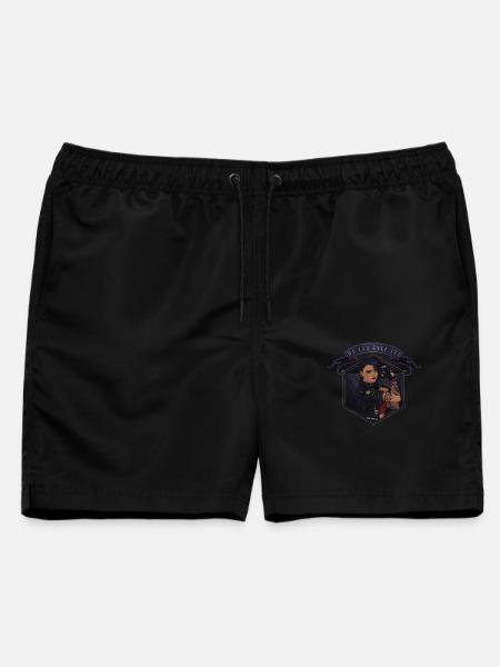 Wir können es ROLLEN! Gegerbt - Männer Badeshorts - Schwarz