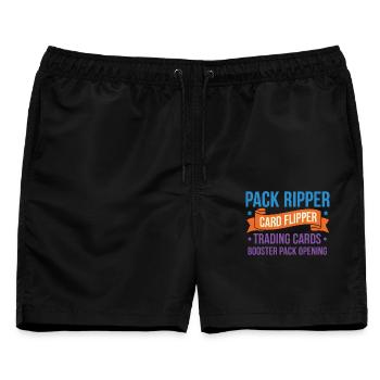Pack Ripper Card Flipper Sammelkarten-Booster - Männer Badeshorts - Schwarz - Vorne - AI Model Male 178 light (178cm)