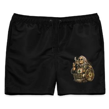 Libanon Libanese - Männer Badeshorts - Schwarz - Vorne - AI Model Male 178 light (178cm)