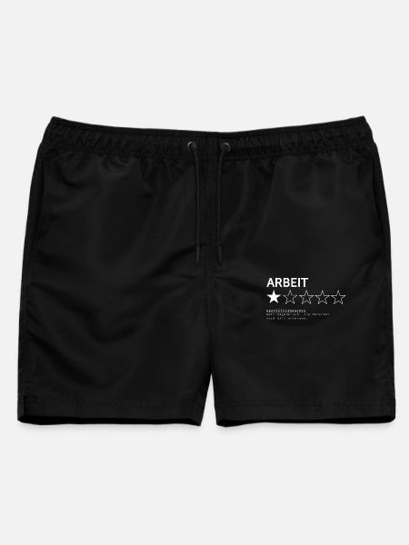 Bewertung Arbeit - Männer Badeshorts - Schwarz