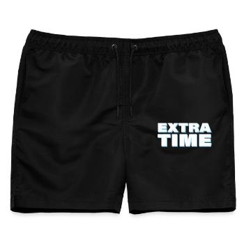 EXTRA TIME - Männer Badeshorts - Schwarz - Vorne - AI Model Male 178 light (178cm)