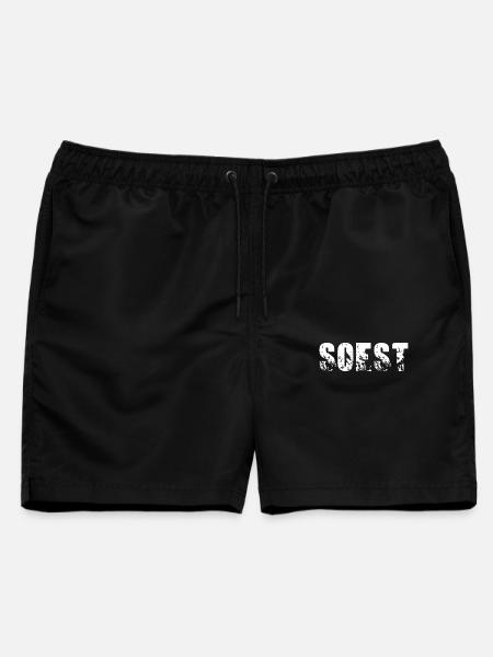 Soest - Männer Badeshorts - Schwarz