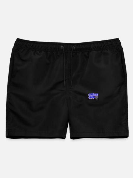 Espresso Gang - Männer Badeshorts - Schwarz