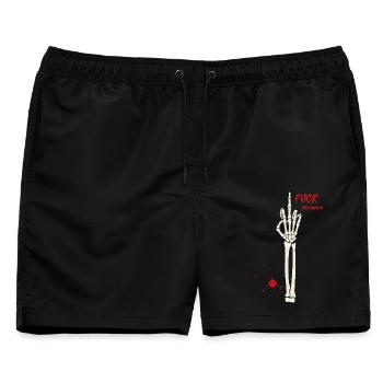 Halloween - Männer Badeshorts - Schwarz - Vorne - AI Model Male 178 light (178cm)