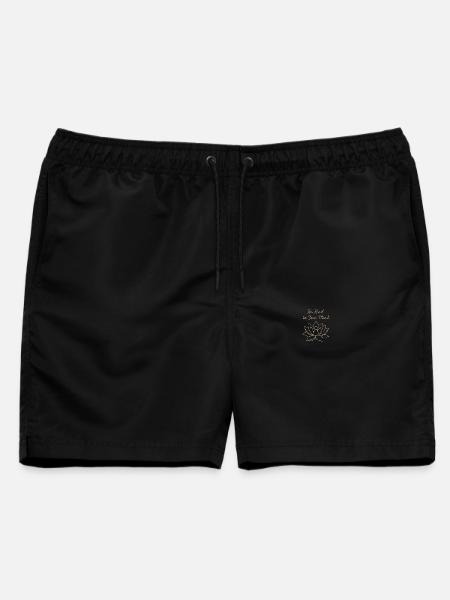 Be Kind to Your Mind – Self-Care Design - Männer Badeshorts - Schwarz