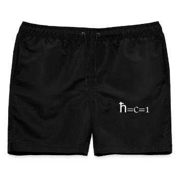 Natürliche Einheiten - Männer Badeshorts - Schwarz - Vorne - AI Model Male 178 light (178cm)