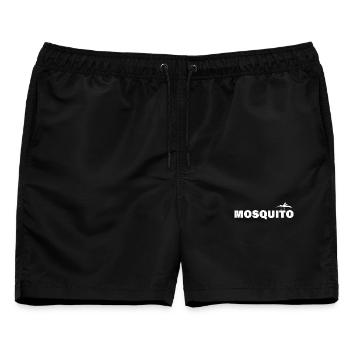 MOSQUITO - Männer Badeshorts - Schwarz - Vorne - AI Model Male 178 light (178cm)