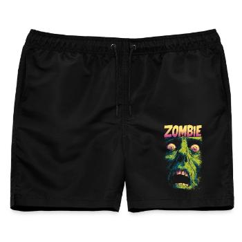 Zombie - Männer Badeshorts - Schwarz - Vorne - AI Model Male 178 light (178cm)