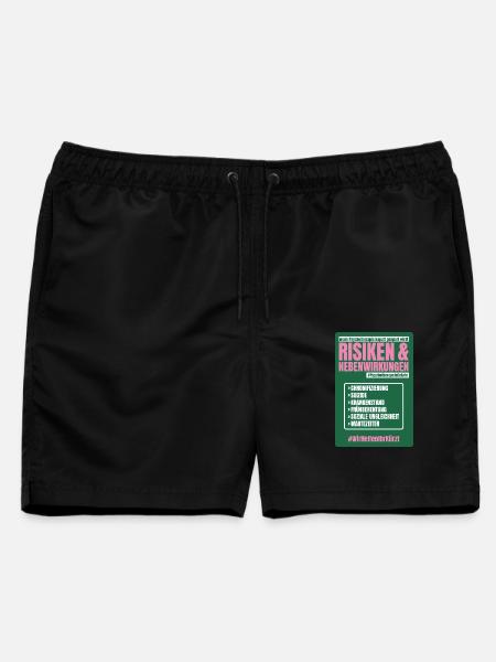 PSYCHO_03 - Männer Badeshorts - Schwarz