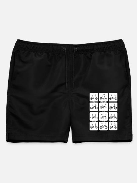 FALTEN ODER NICHT FALTEN (umkehren) - Männer Badeshorts - Schwarz