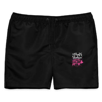 Whats Shakin Bacon - Männer Badeshorts - Schwarz - Vorne - AI Model Male 178 light (178cm)