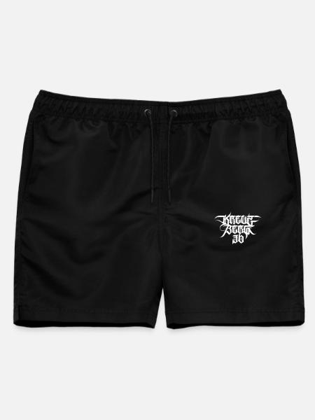 Berlin Blackletter Kreuzberg 36 - Männer Badeshorts - Schwarz