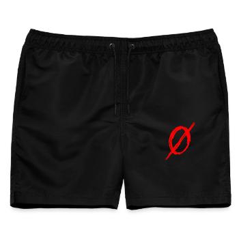 Zero Blood - Männer Badeshorts - Schwarz - Vorne - AI Model Male 178 light (178cm)