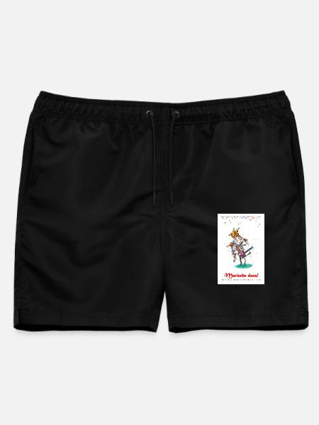 Karneval in Köln - Männer Badeshorts - Schwarz