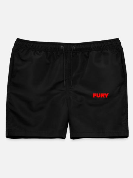 Fury - Männer Badeshorts - Schwarz