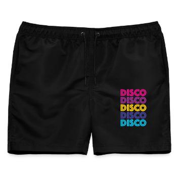 Disco Disco Disco - Männer Badeshorts - Schwarz - Vorne - AI Model Male 178 light (178cm)