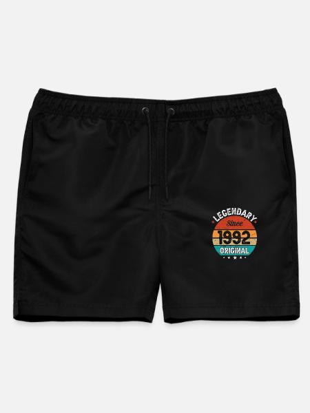 30. Geburtstag - Männer Badeshorts - Schwarz