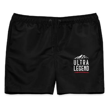 Ultra Legende - Männer Badeshorts - Schwarz - Vorne - AI Model Male 178 light (178cm)