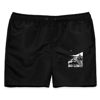 QUAD NOLIMIT - Männer Badeshorts - Schwarz - Vorne - AI Model Male 178 light (178cm)