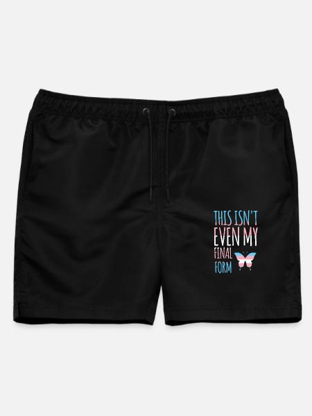 LGBT Pride Month - Transgender - Männer Badeshorts - Schwarz