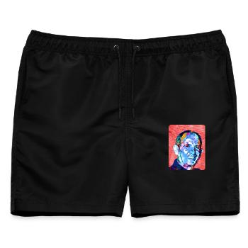 Don Giuseppe Puglisi Pino Puglisi, Anti-Mafia-Priester - Männer Badeshorts - Schwarz - Vorne - AI Model Male 178 light (178cm)