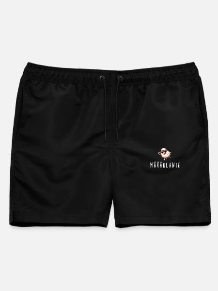 mählanie melanie schaf geschenk meli - Männer Badeshorts - Schwarz