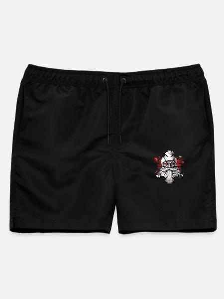 BAD SANTA - Männer Badeshorts - Schwarz