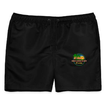 Santa Rosa Strand - Männer Badeshorts - Schwarz - Vorne - AI Model Male 178 light (178cm)