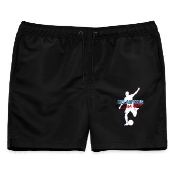 Kiel Aufstieg 2024 - Männer Badeshorts - Schwarz - Vorne - AI Model Male 178 light (178cm)