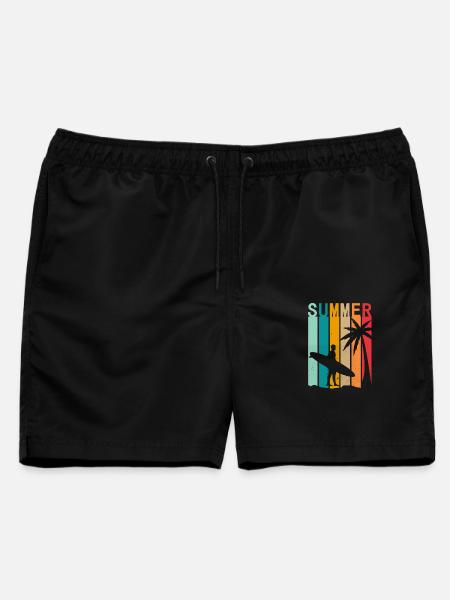 Surfen - Männer Badeshorts - Schwarz