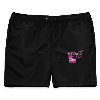 Inline Skates Rollerblades - Männer Badeshorts - Schwarz - Vorne - AI Model Male 178 light (178cm)
