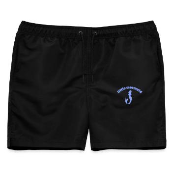 MERMAID - Männer Badeshorts - Schwarz - Vorne - AI Model Male 178 light (178cm)