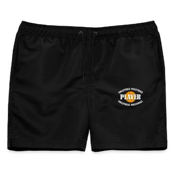 VOLLEYBALL PLAYER - Männer Badeshorts - Schwarz - Vorne - AI Model Male 178 light (178cm)