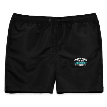Labrastaff - Männer Badeshorts - Schwarz - Vorne - AI Model Male 178 light (178cm)