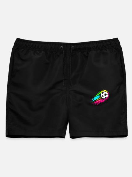 Fußball - Männer Badeshorts - Schwarz