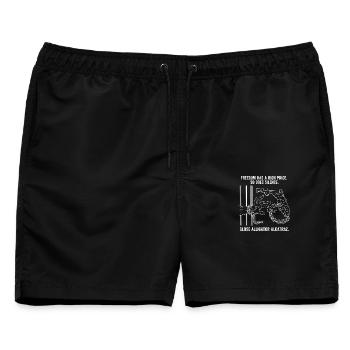 Alligator Alcatraz - Männer Badeshorts - Schwarz - Vorne - AI Model Male 178 light (178cm)