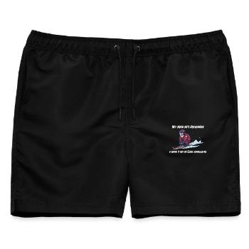 Net jeder ka's Kutschiera - Männer Badeshorts - Schwarz - Vorne - AI Model Male 178 light (178cm)